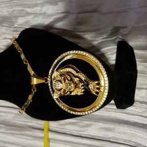 New Blinged Out Panther Pendant on 24" Chain Necklace